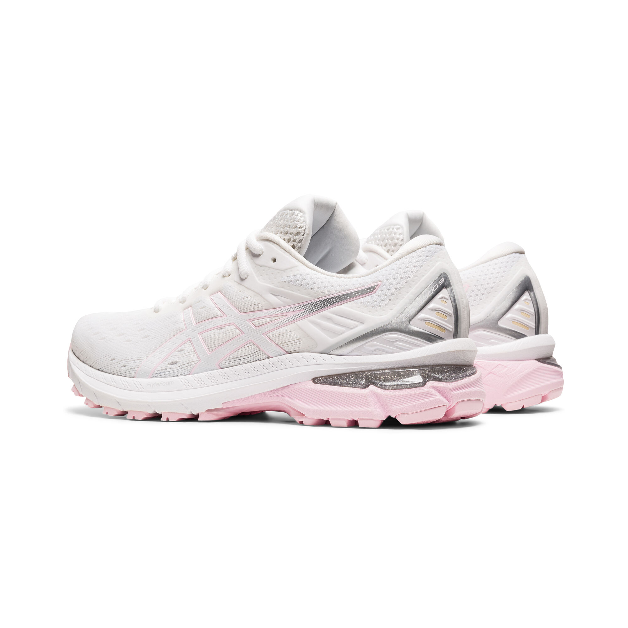 Asics - chaussure running femme gel superion grise rose 